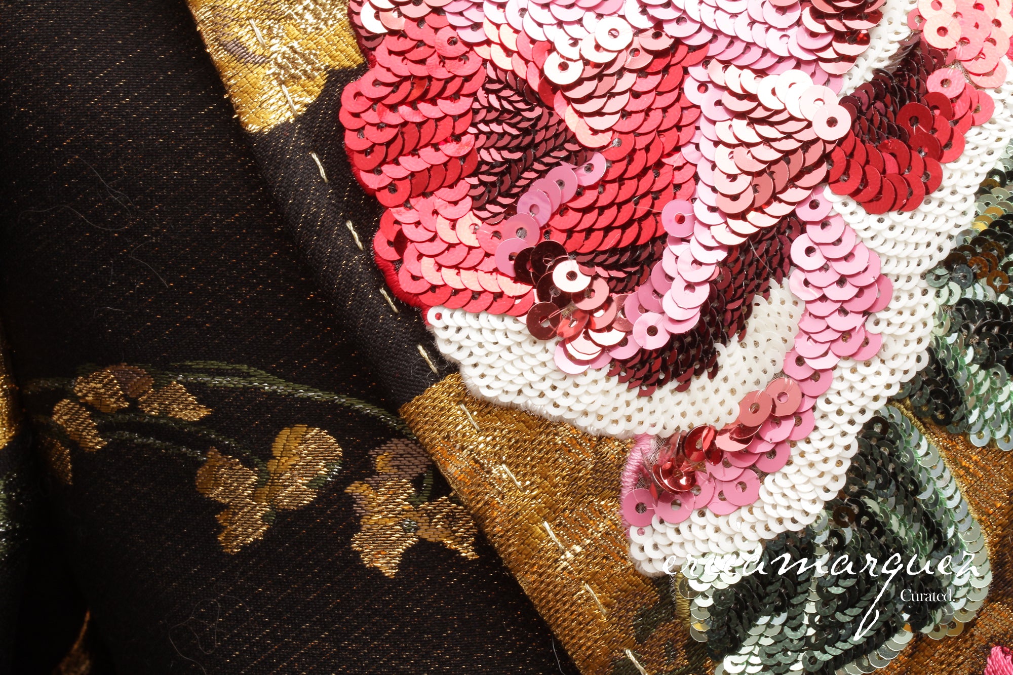 DOLCE & GABBANA, Double-Breasted Turlington Floral Metallic Lamé Jacquard Jacket