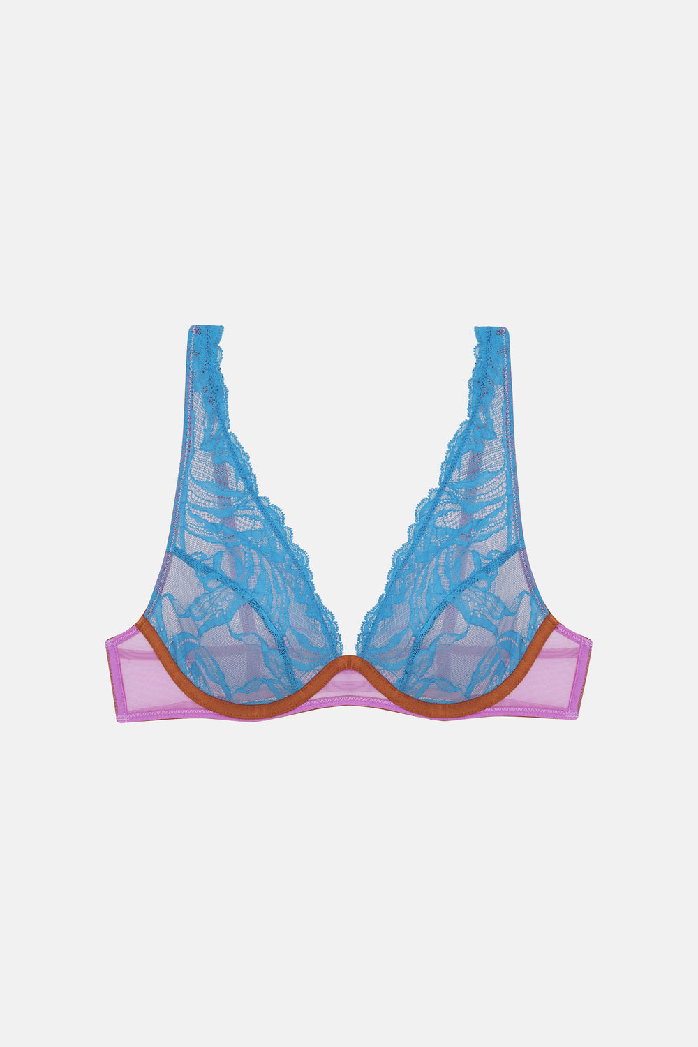 DORA LARSEN DOROTHEE LACE HIGH APEX UNDERWIRE BRA