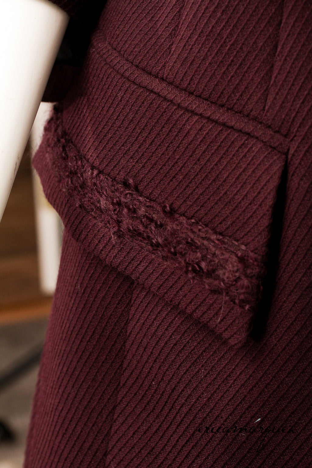 JOHN GALLIANO, Plum, Wool Blend, One Button Closure, Oversize Collar, Coat, 1998