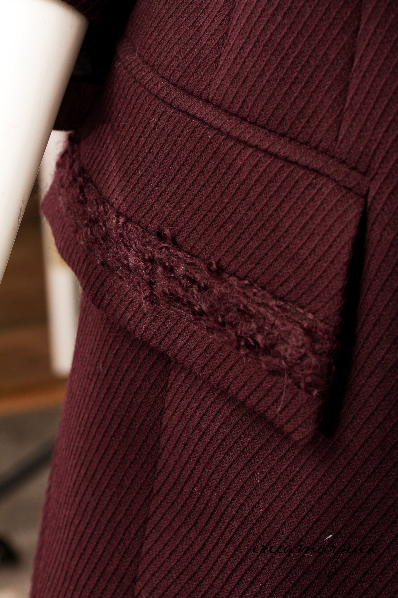 JOHN GALLIANO, Plum, Wool Blend, One Button Closure, Oversize Collar, Coat, 1998