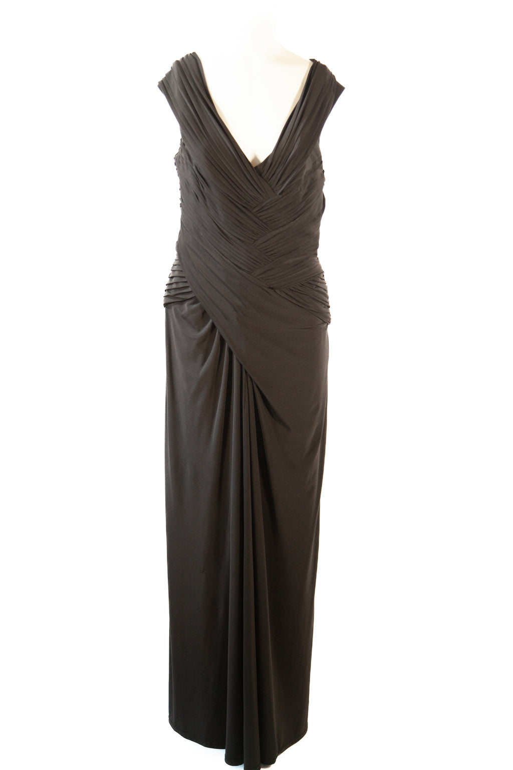 TADASHI Collection NWT 1990s Vintage Black Evening Dress