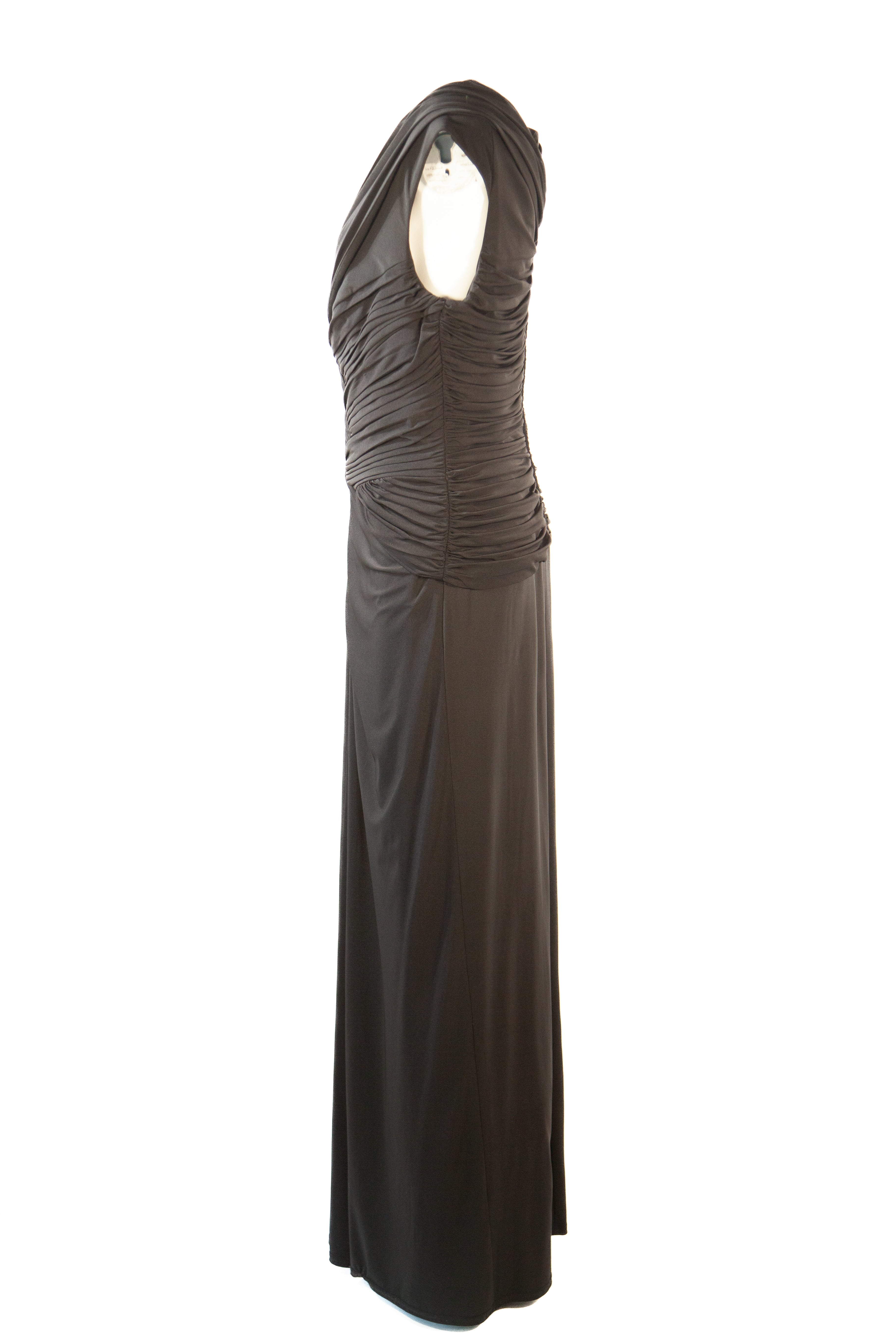 TADASHI Collection NWT 1990s Vintage Black Evening Dress
