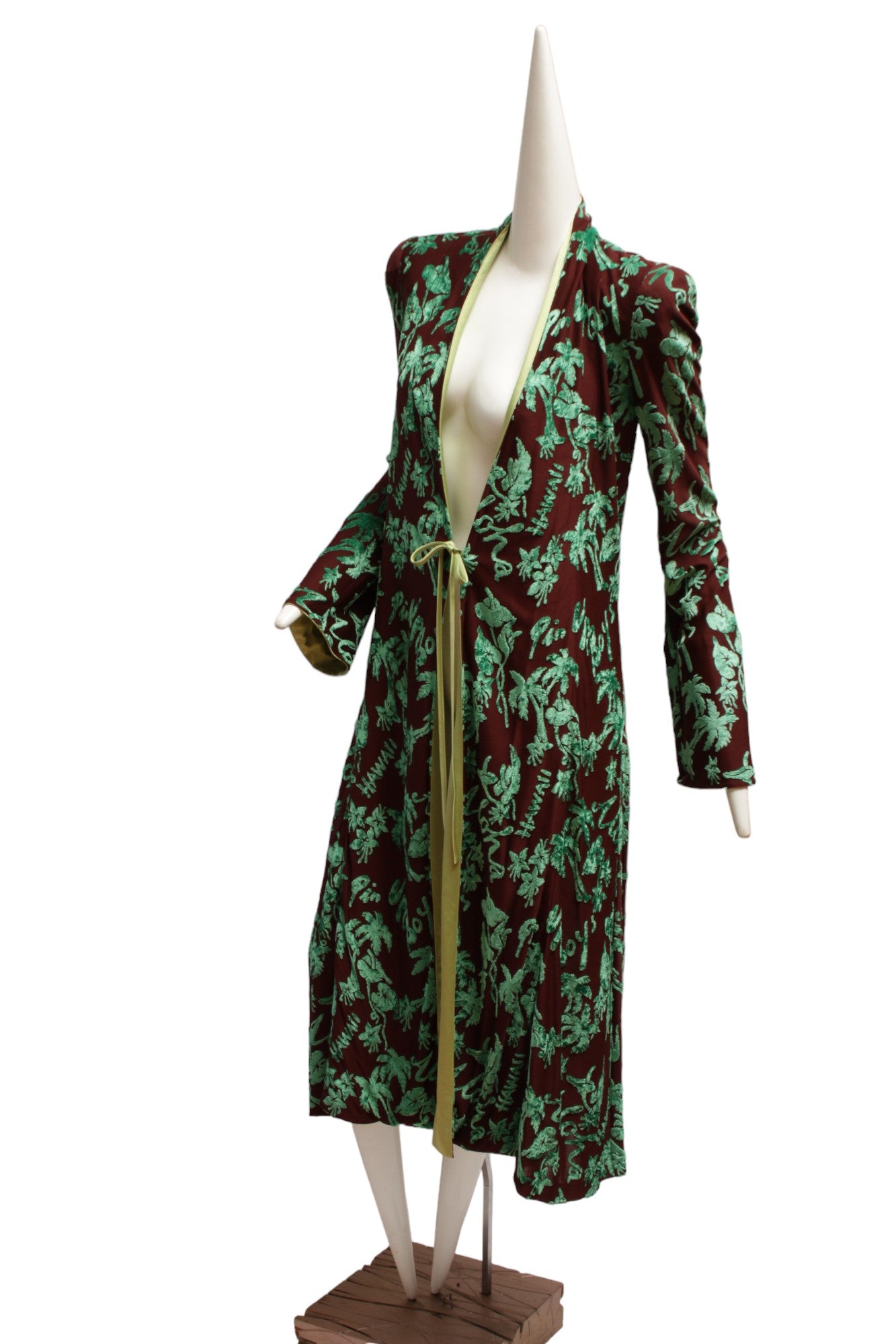 Jean Paul Gaultier Femme 1996 Spring/Summer Cyberbaba Burned Velvet Robe