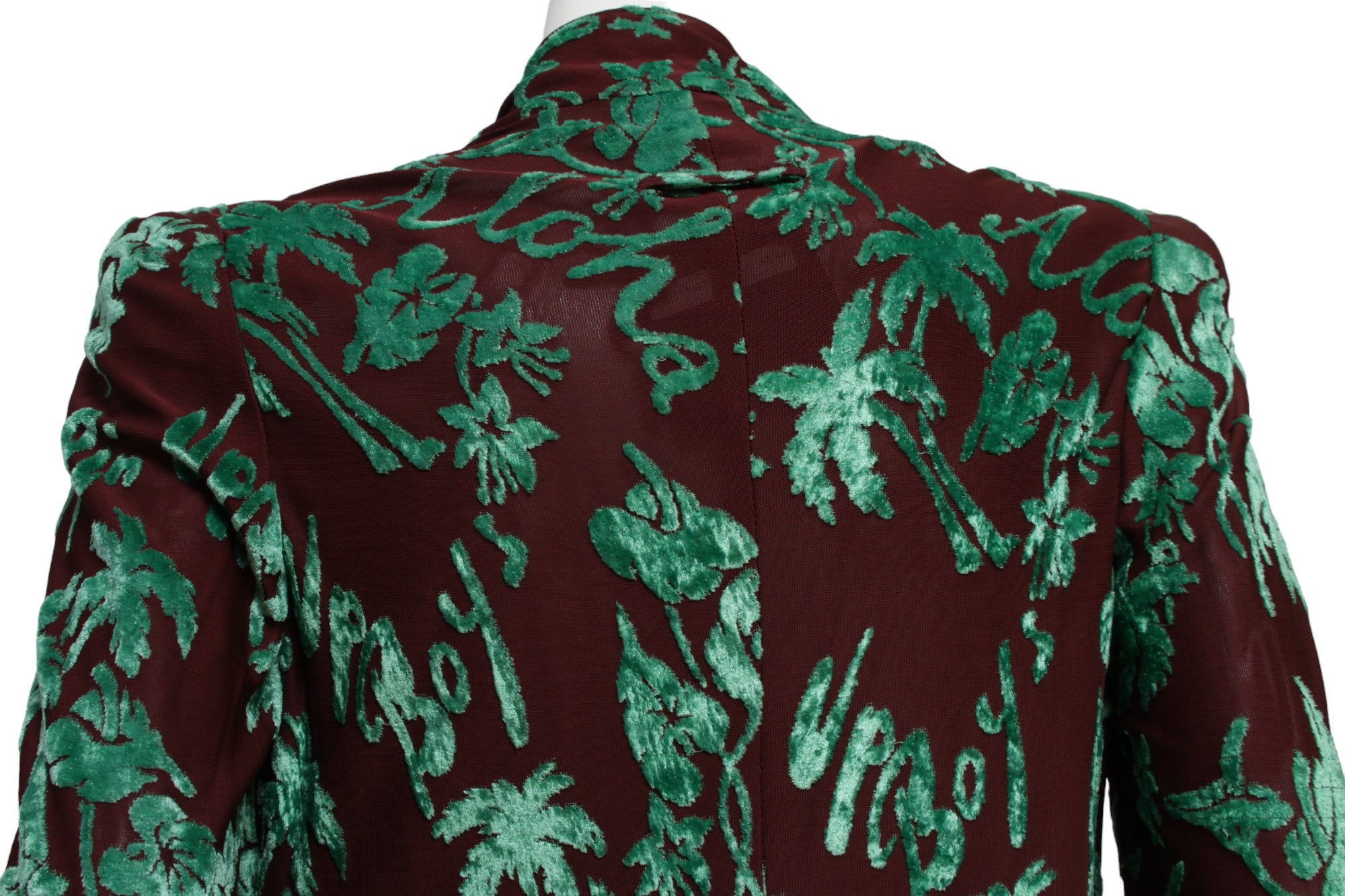 Jean Paul Gaultier Femme 1996 Spring/Summer Cyberbaba Burned Velvet Robe