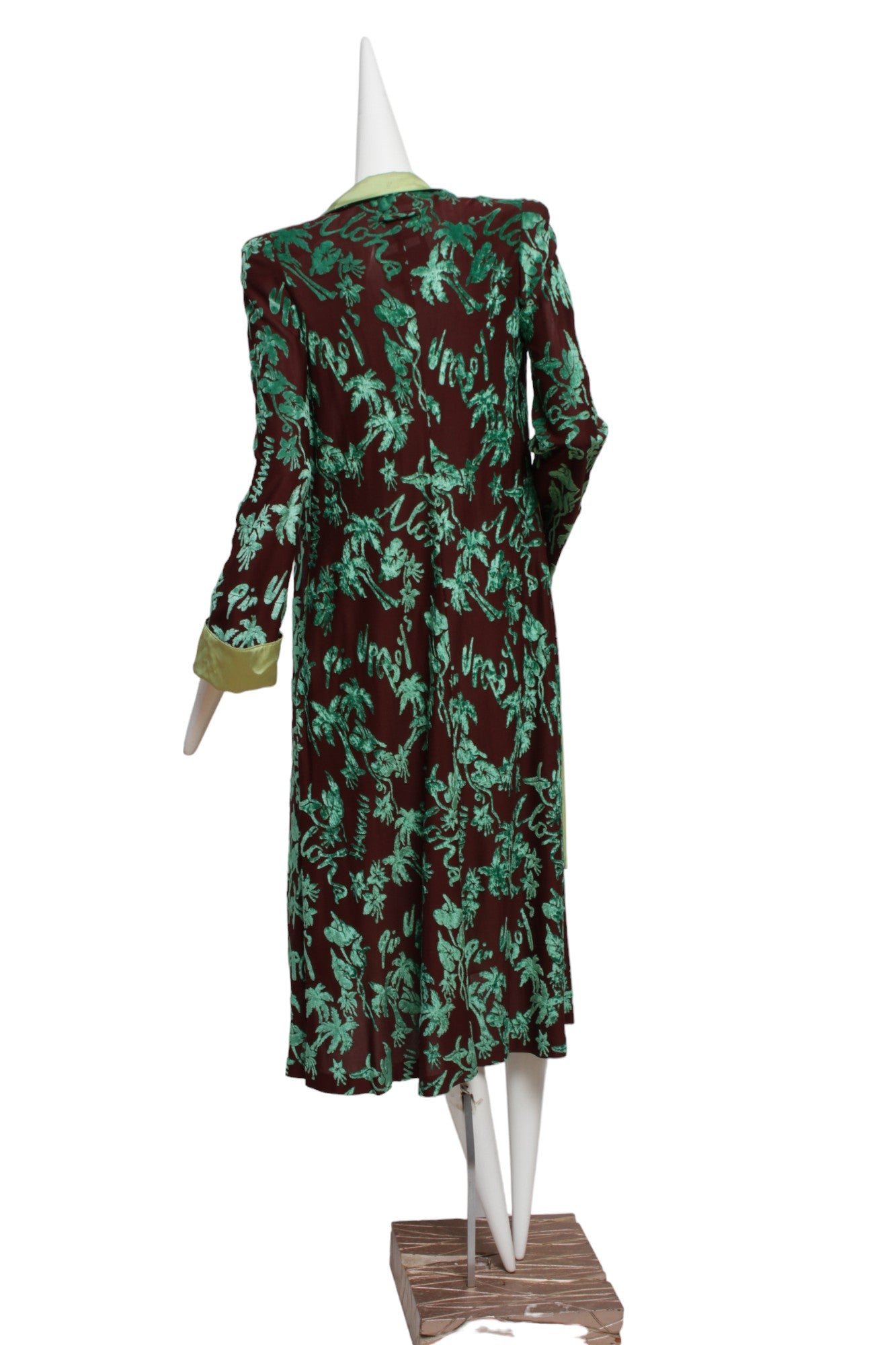 Jean Paul Gaultier Femme 1996 Spring/Summer Cyberbaba Burned Velvet Robe
