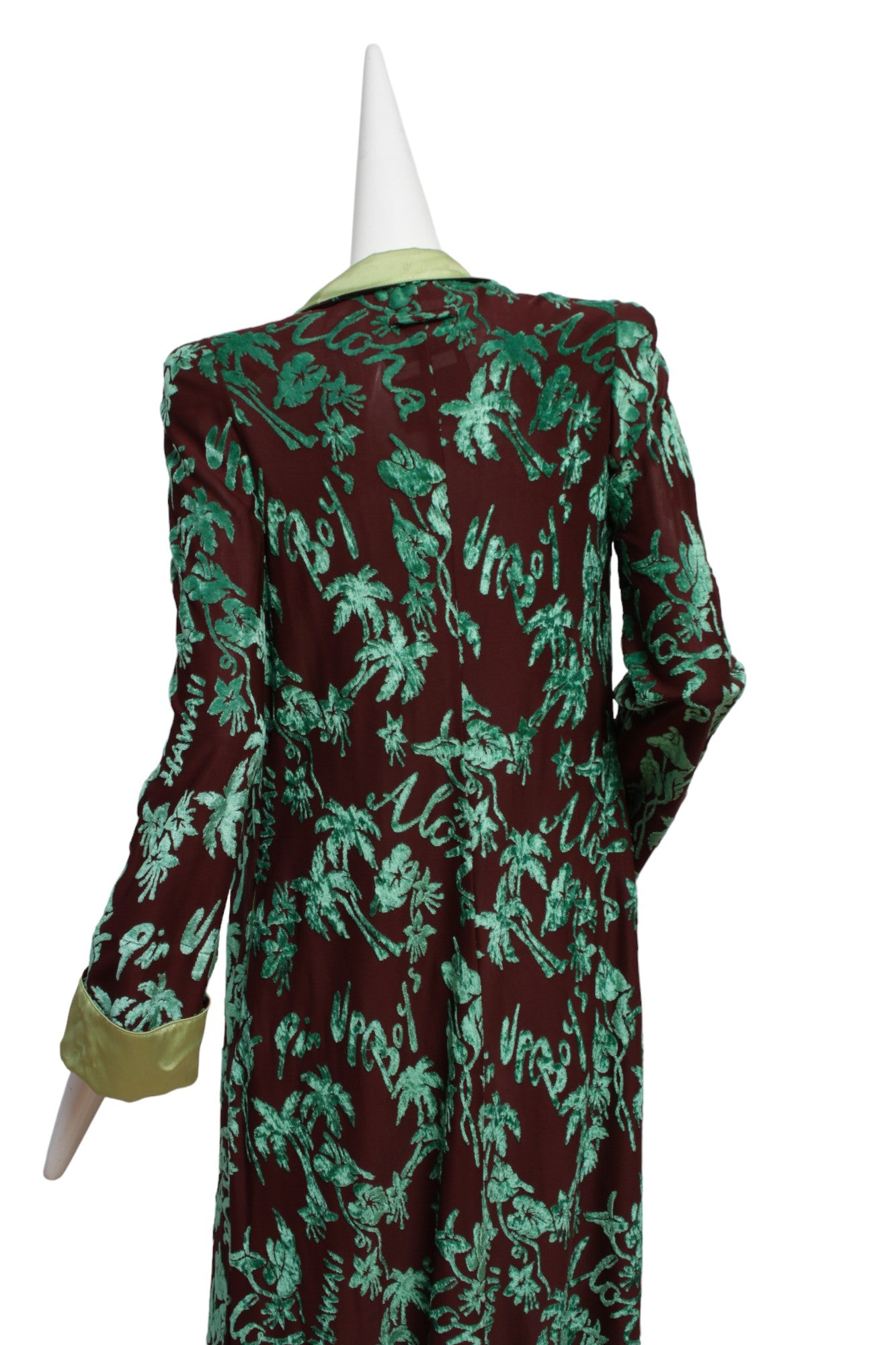 Jean Paul Gaultier Femme 1996 Spring/Summer Cyberbaba Burned Velvet Robe