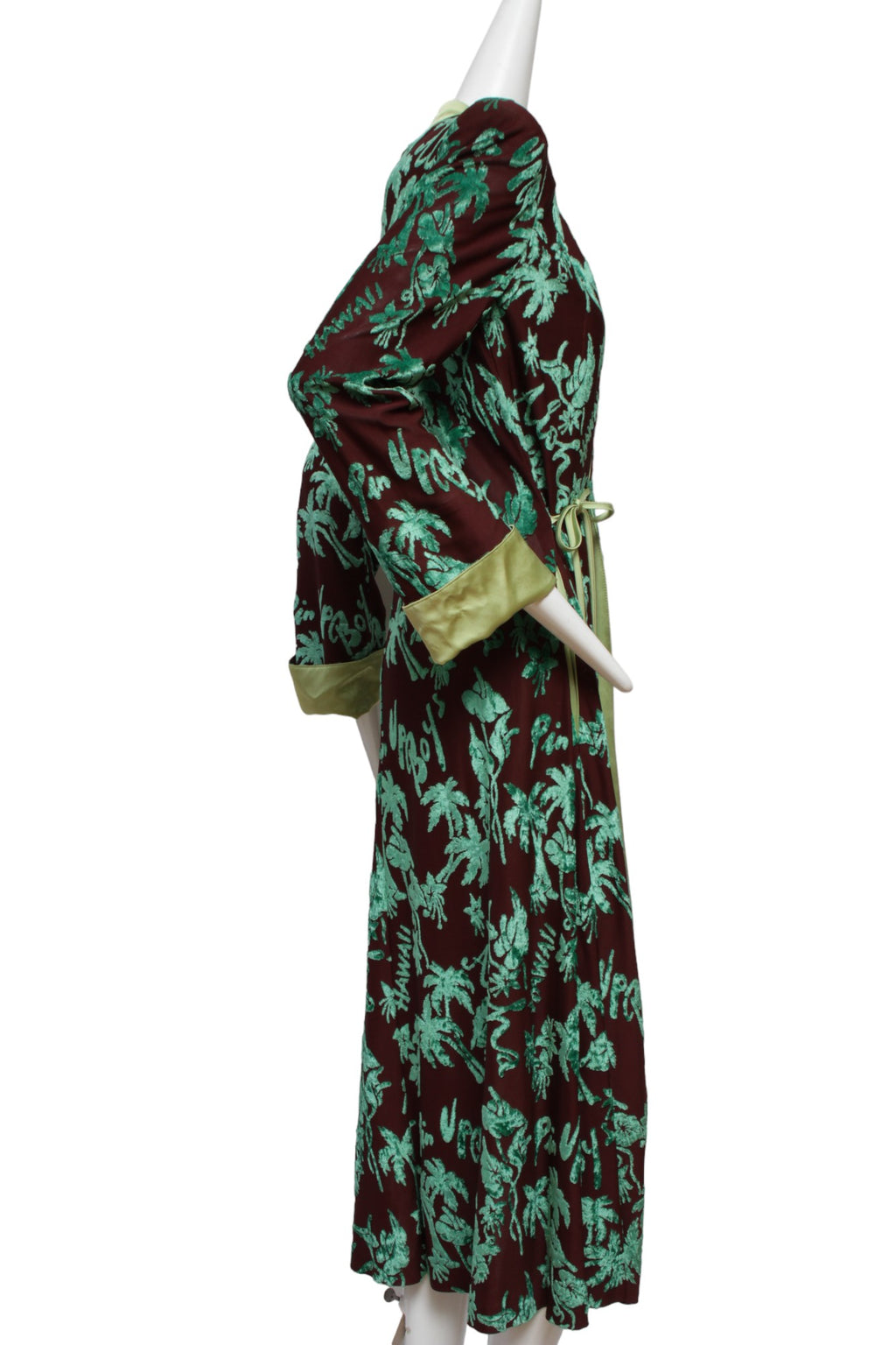Jean Paul Gaultier Femme 1996 Spring/Summer Cyberbaba Burned Velvet Robe