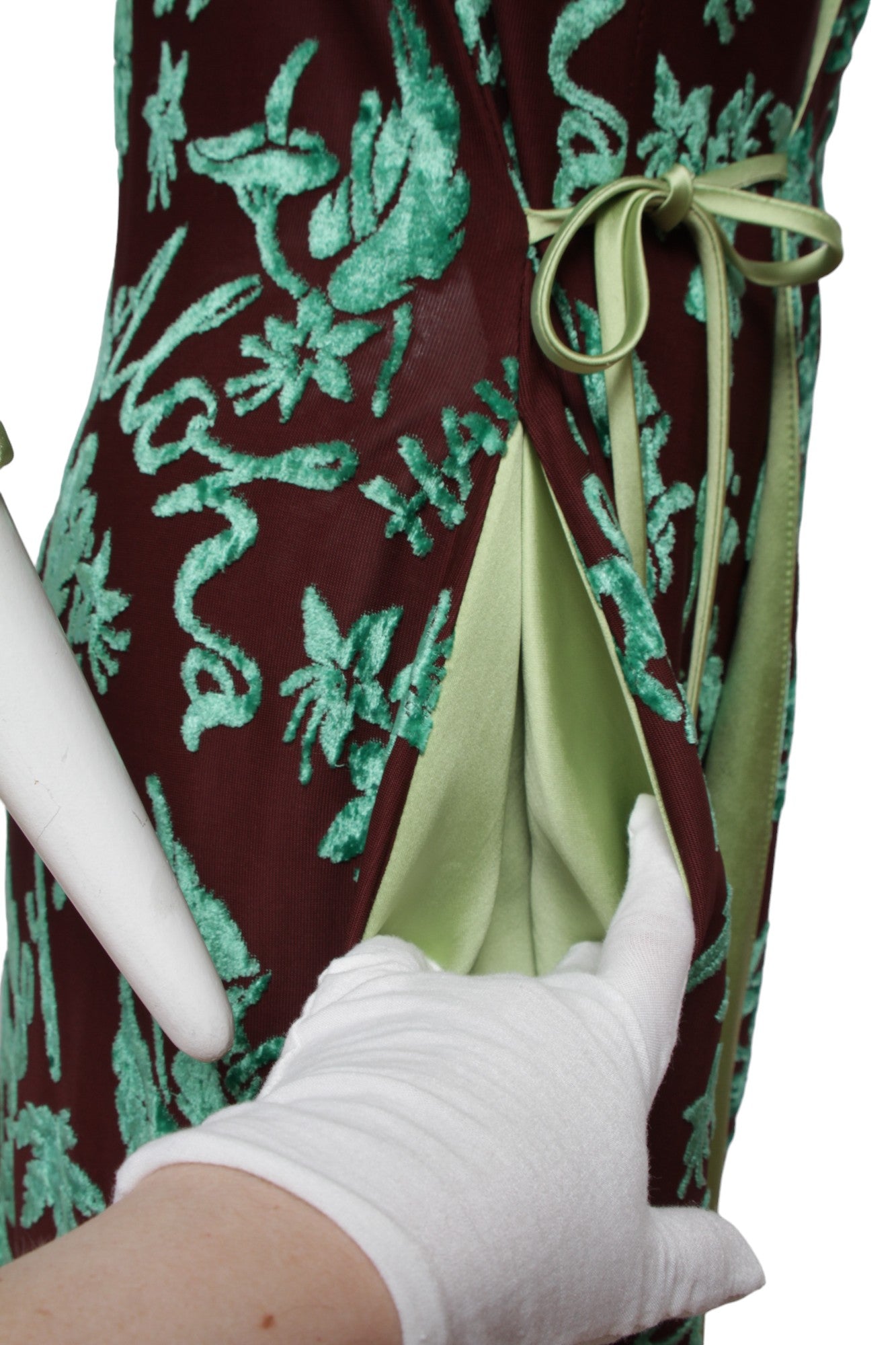Jean Paul Gaultier Femme 1996 Spring/Summer Cyberbaba Burned Velvet Robe