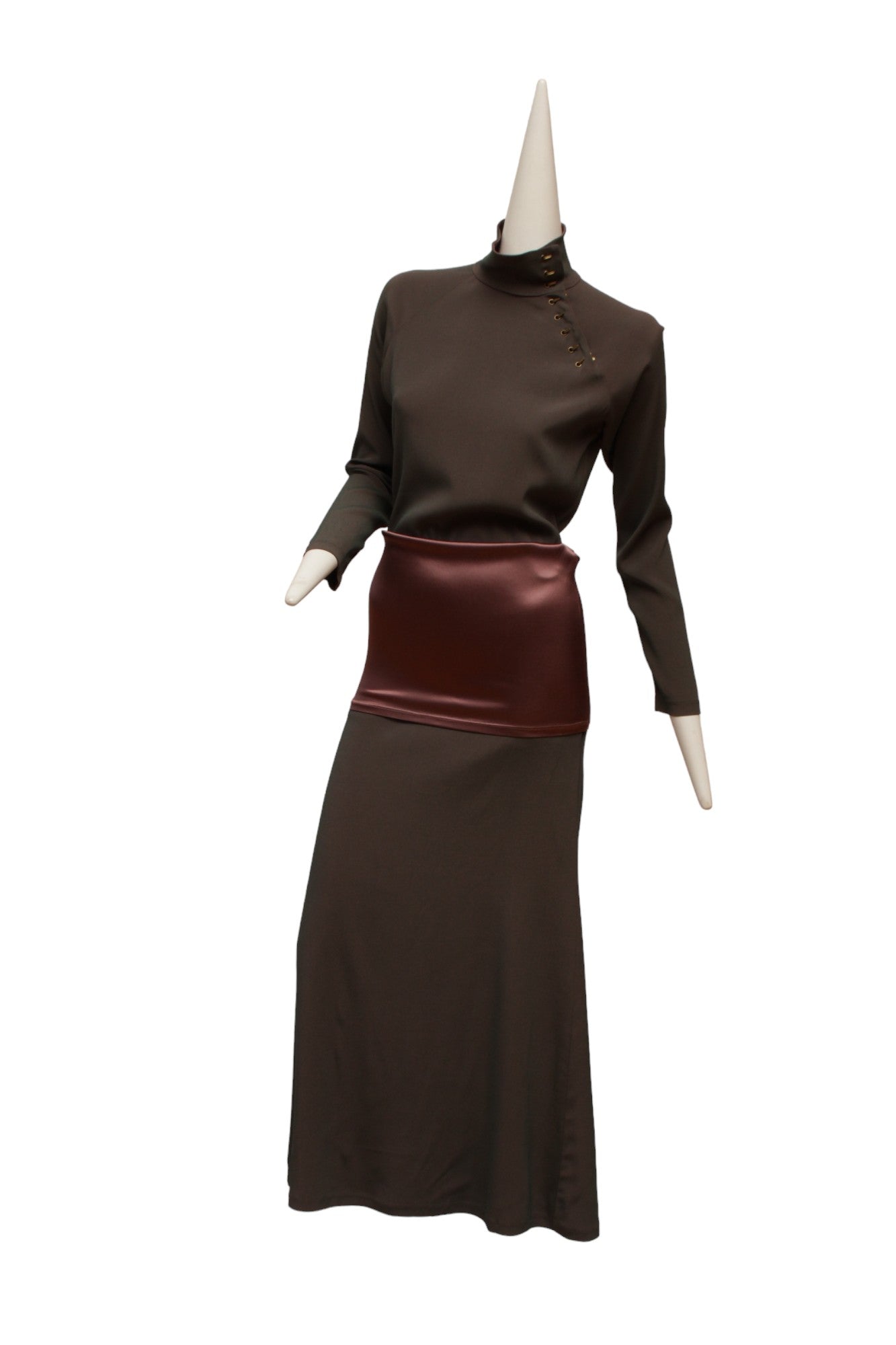 Jean Paul Gaultier Classique Green and Mauve Acetate Ensemble