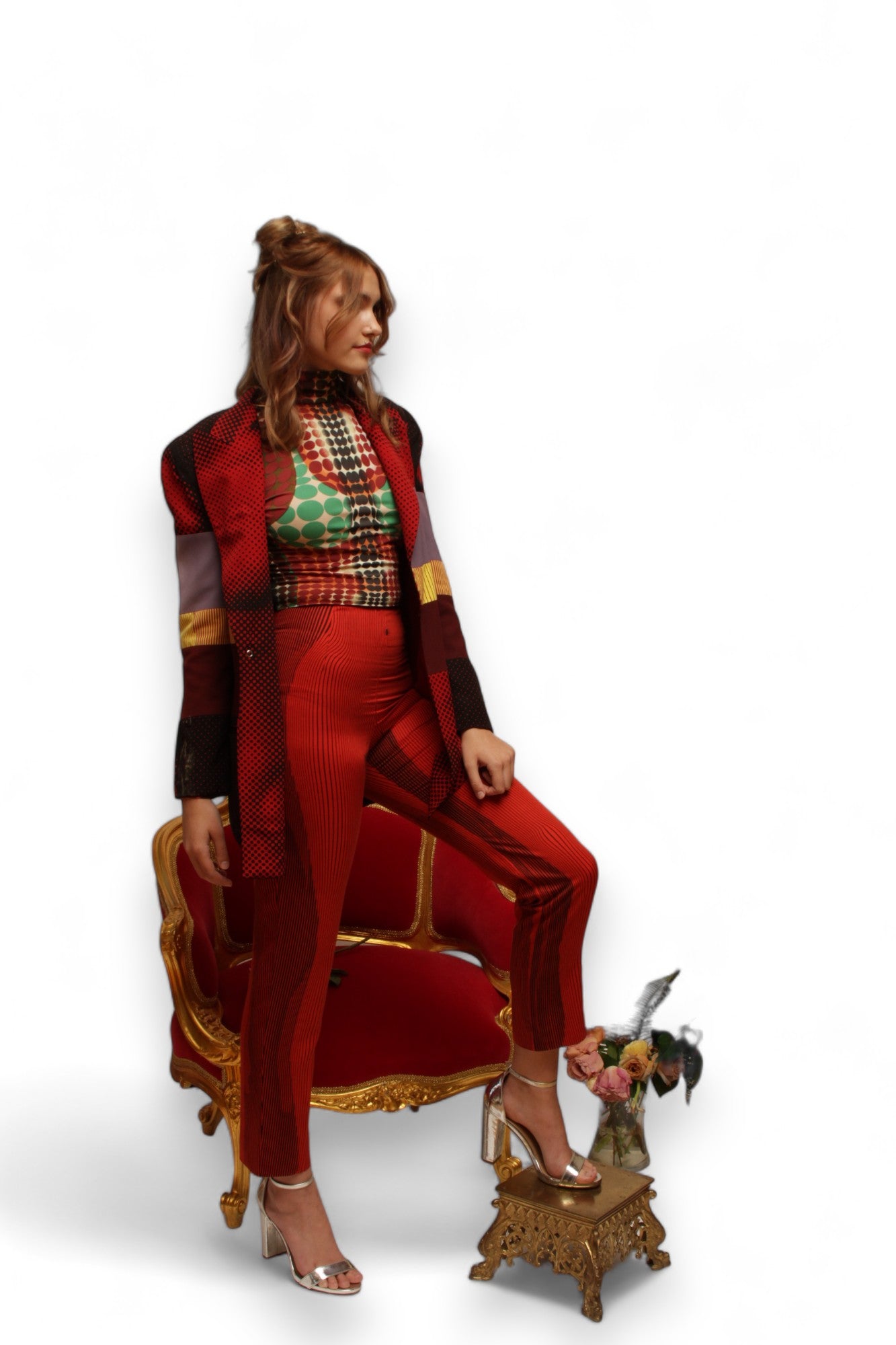 JEAN PAUL GAULTIER FEMME SS 1996 Cyberbaba jacket and pant
