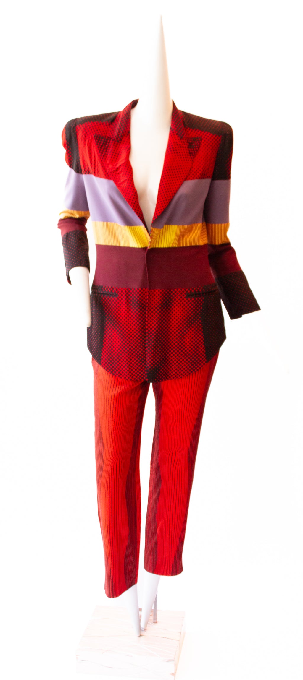 JEAN PAUL GAULTIER FEMME SS 1996 Cyberbaba jacket and pant