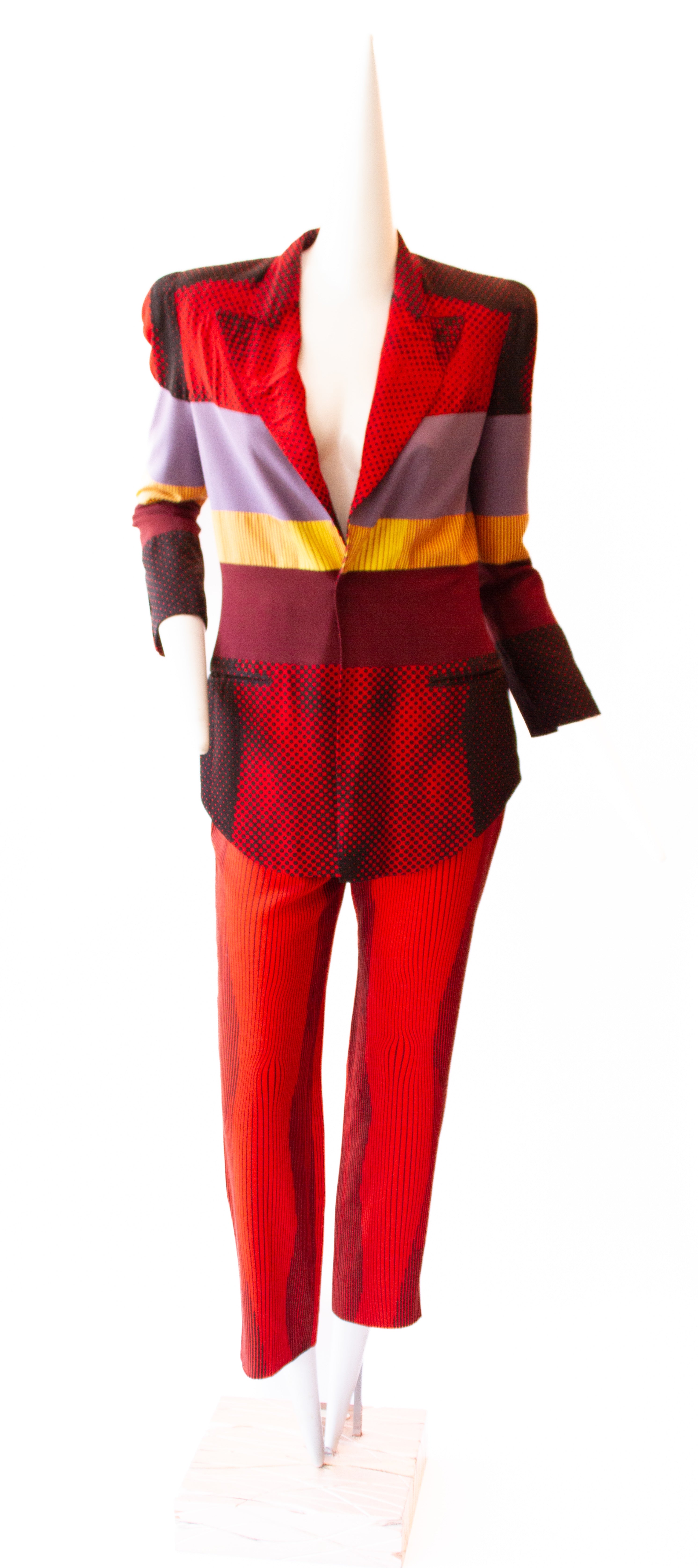 JEAN PAUL GAULTIER FEMME SS 1996 Cyberbaba jacket and pant