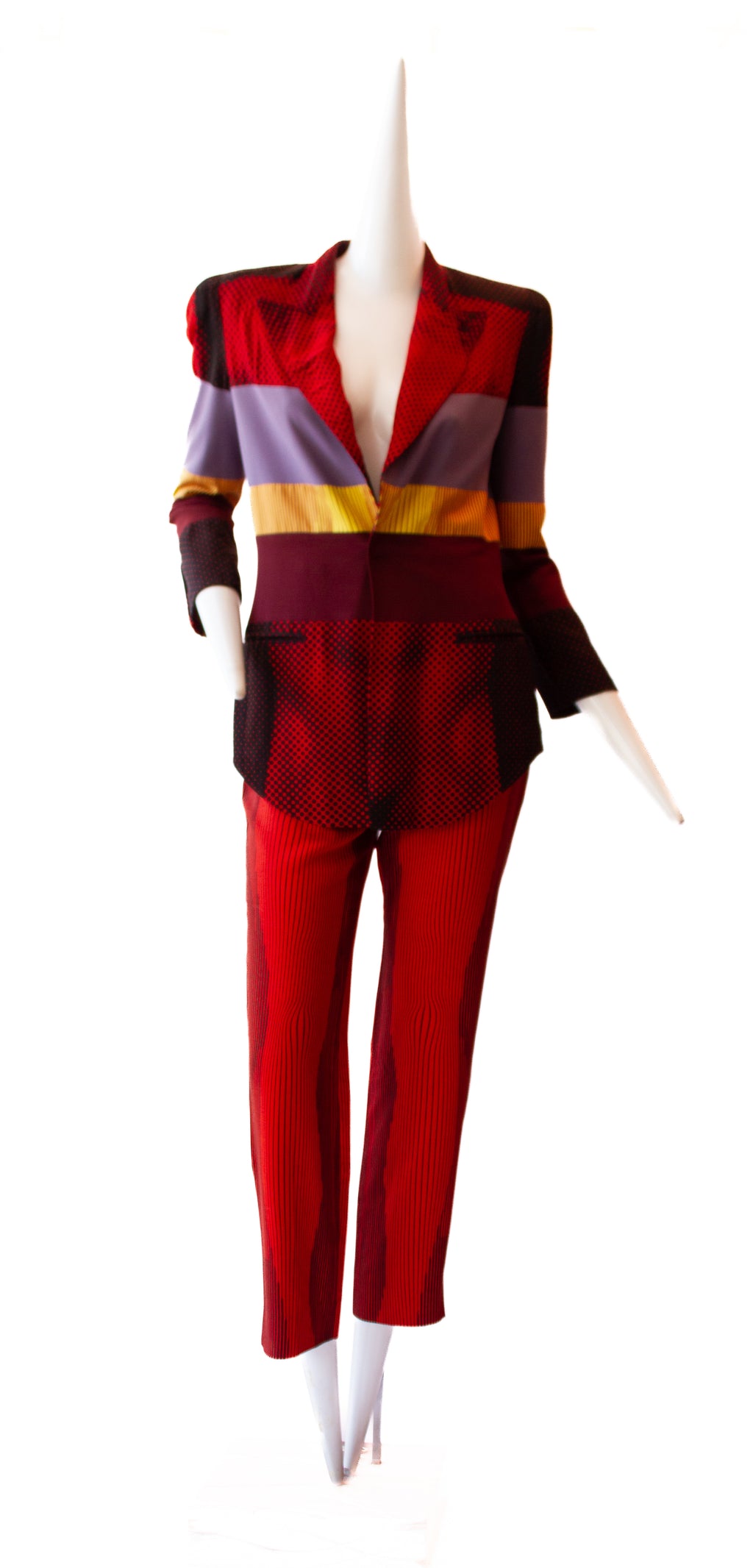JEAN PAUL GAULTIER FEMME SS 1996 Cyberbaba jacket and pant