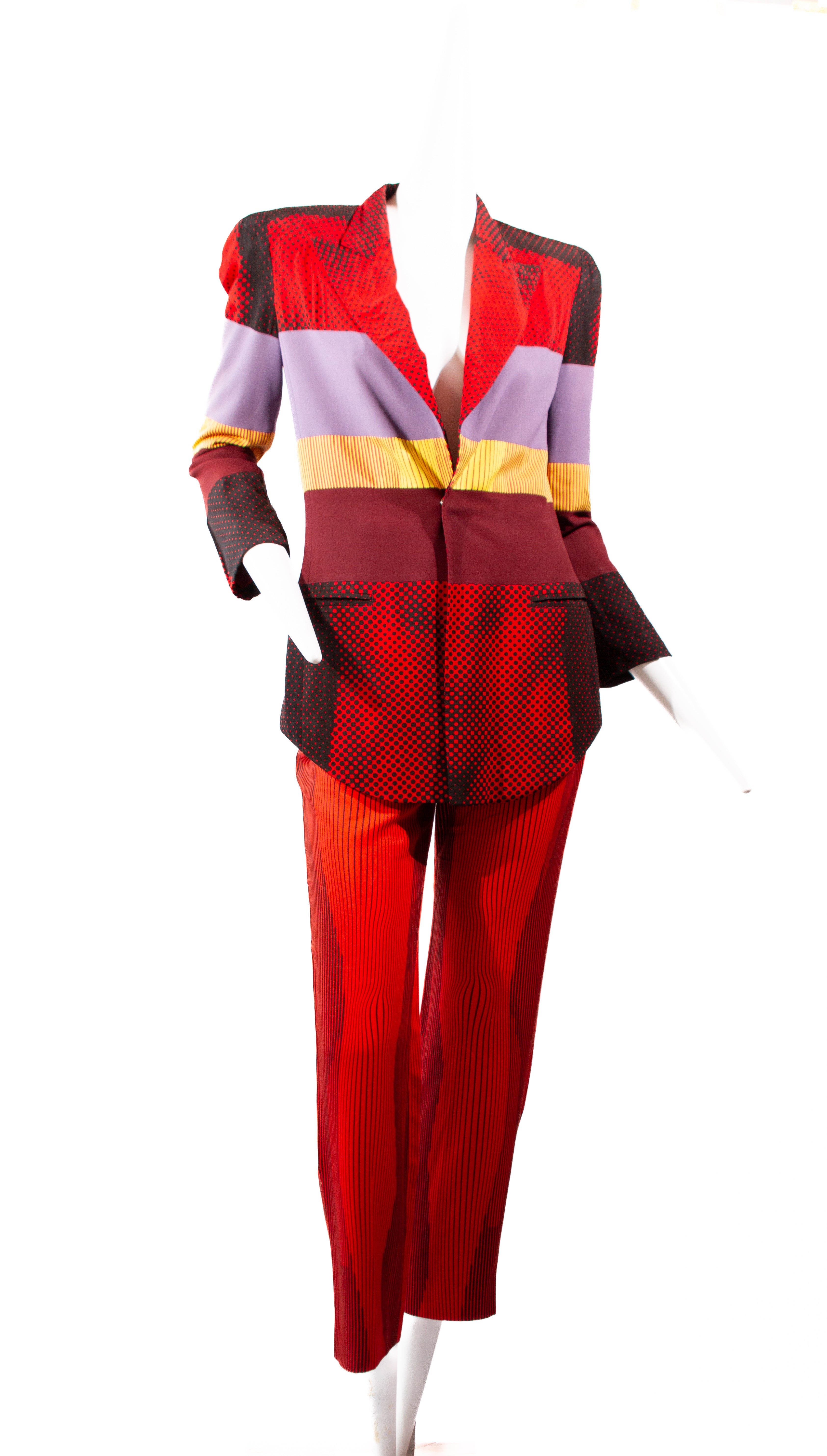 JEAN PAUL GAULTIER FEMME SS 1996 Cyberbaba jacket and pant
