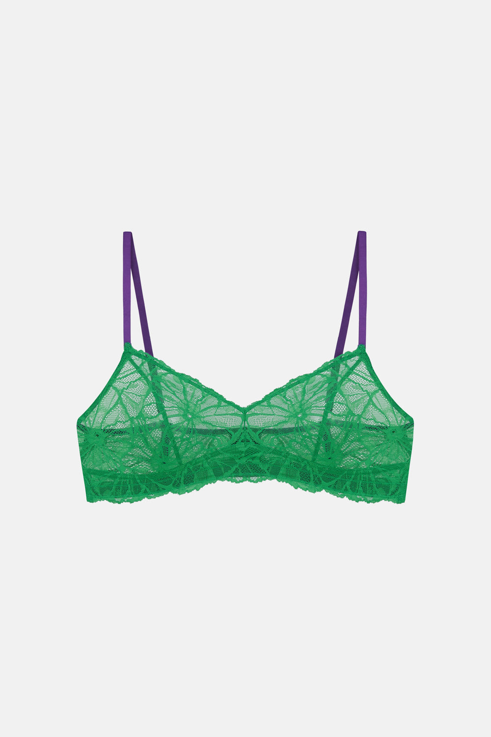 DORA LARSEN MIA GRAPHIC LACE BRALETTE