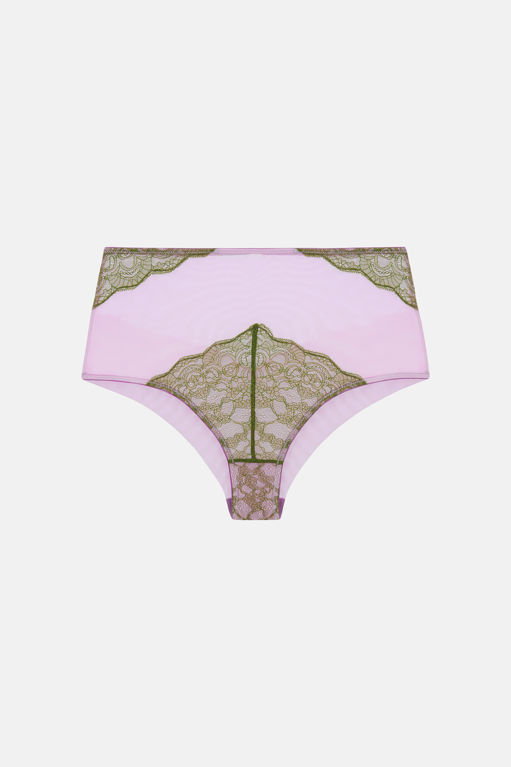 DORA LARSEN Raven Lace High Waist Knicker
