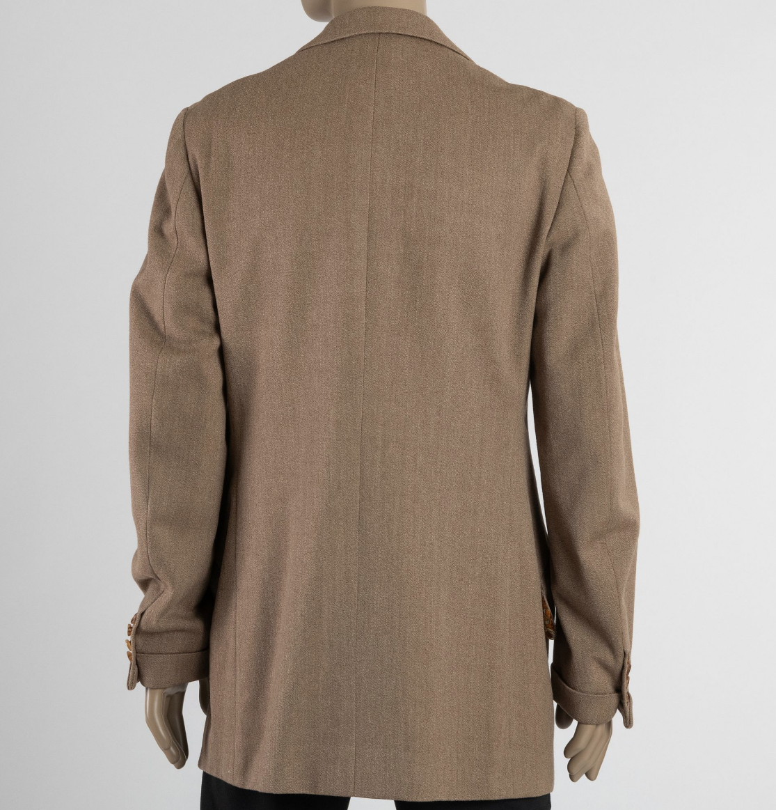 Welsh & Jefferies, custom tailored, linen and Hermès silk lined blazer, Estate of André Leon Talley