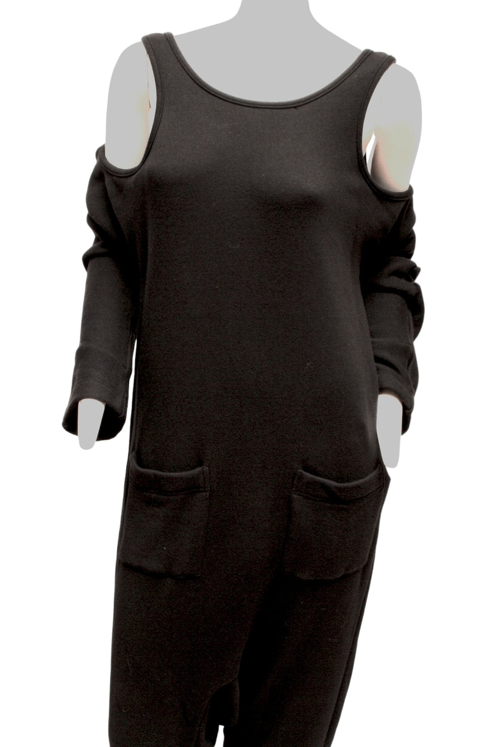 Y'S Yohji Yamamoto, black cotton jumpsuit